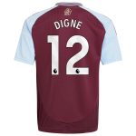 Aston Villa aston villa adidas home shirt 2024-25 – kids with digne 12 printing Kits - Official Football Shirts & Training Gear