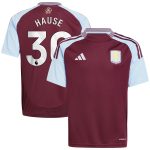 Aston Villa aston villa adidas home shirt 2024-25 – kids with hause 30 printing Kits - Official Football Shirts & Training Gear