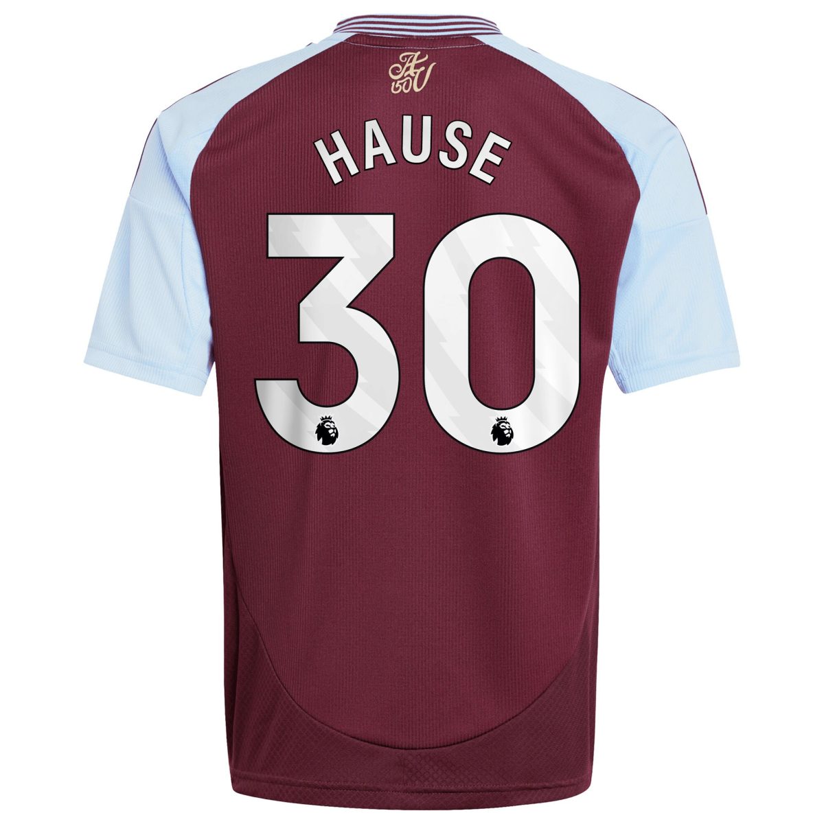 Aston Villa aston villa adidas home shirt 2024-25 – kids with hause 30 printing Kits - Official Football Shirts & Training Gear