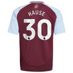 Aston Villa aston villa adidas home shirt 2024-25 – kids with hause 30 printing Kits - Official Football Shirts & Training Gear