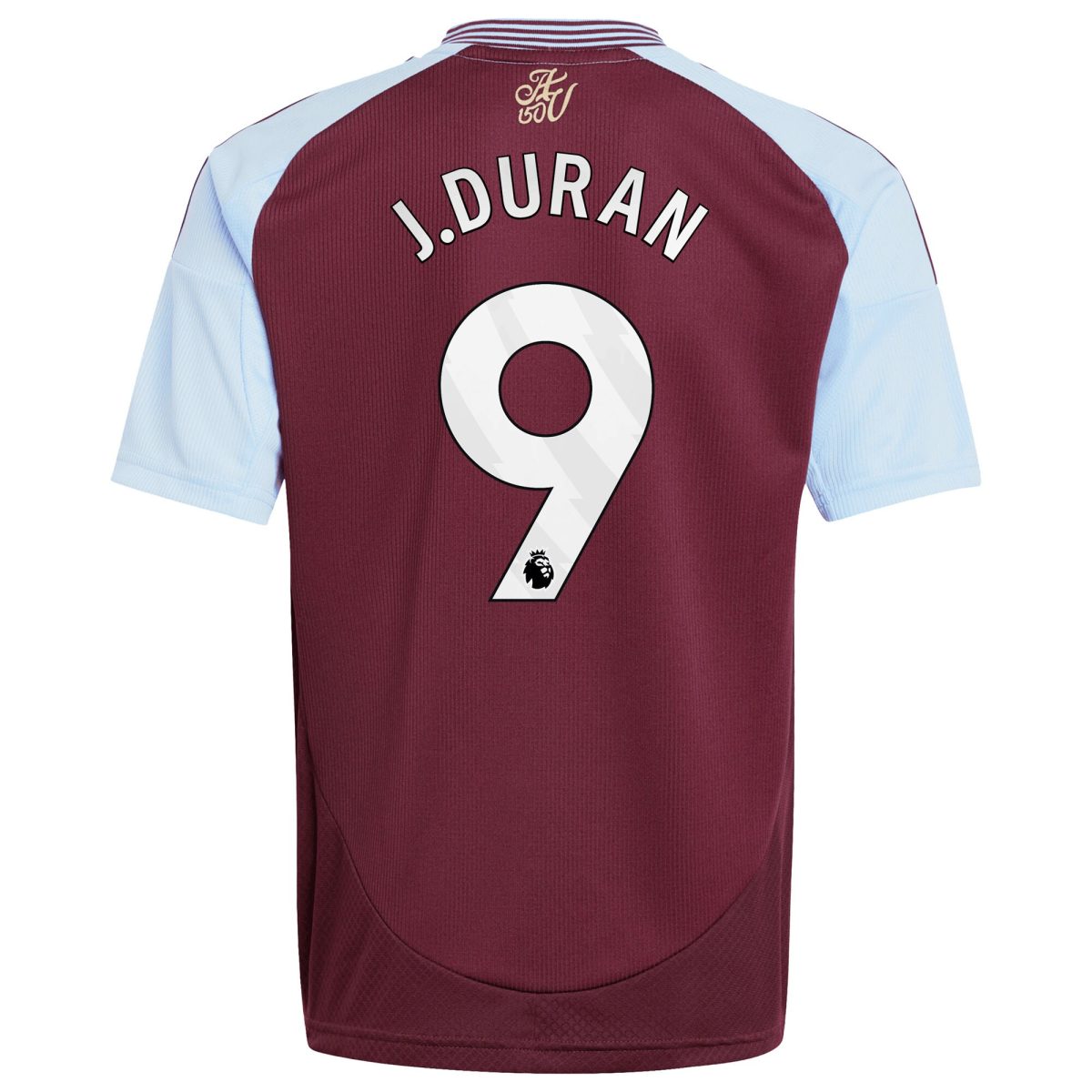 Aston Villa aston villa adidas home shirt 2024-25 – kids with j.duran 9 printing Kits - Official Football Shirts & Training Gear