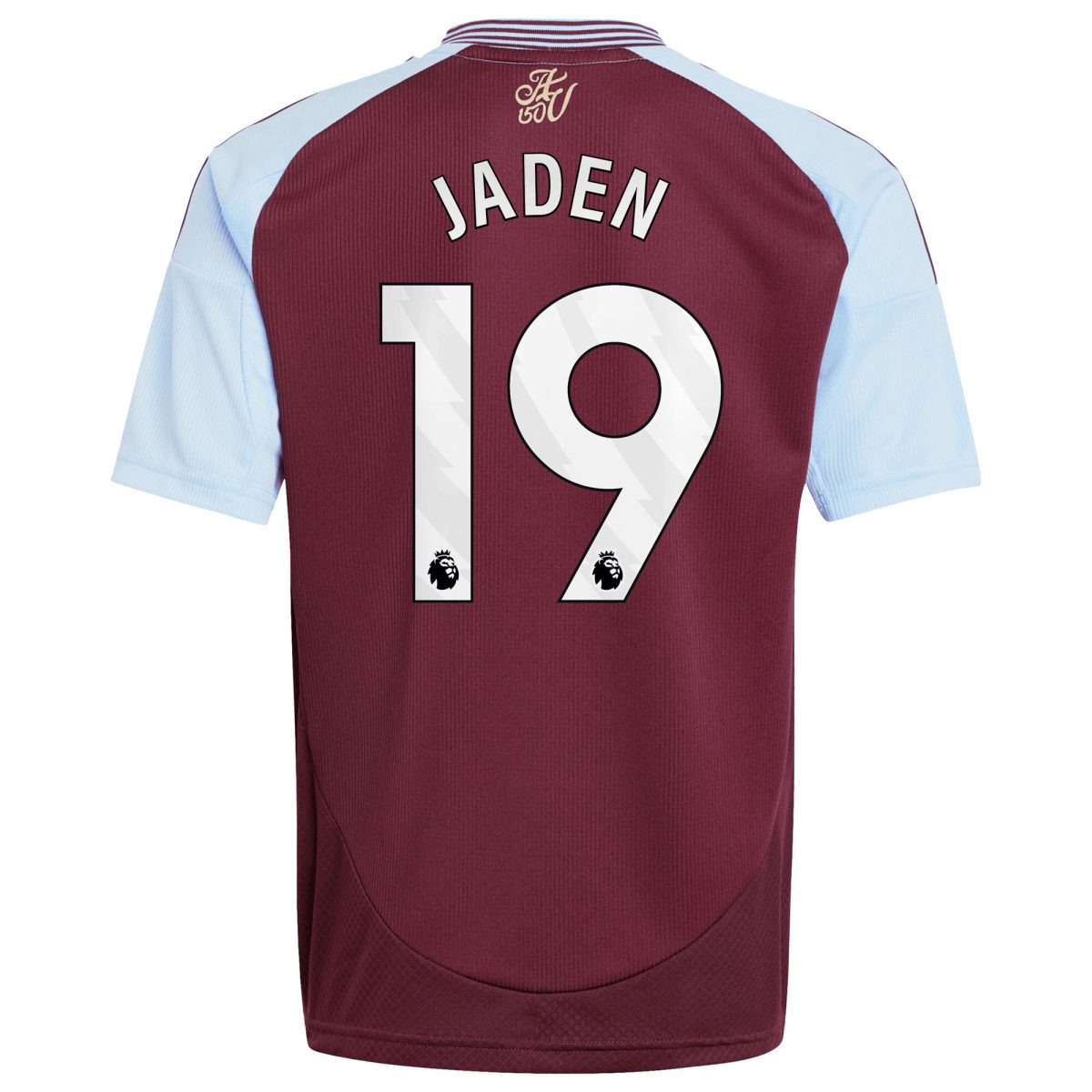 Aston Villa aston villa adidas home shirt 2024-25 – kids with jaden 19 printing Kits - Official Football Shirts & Training Gear