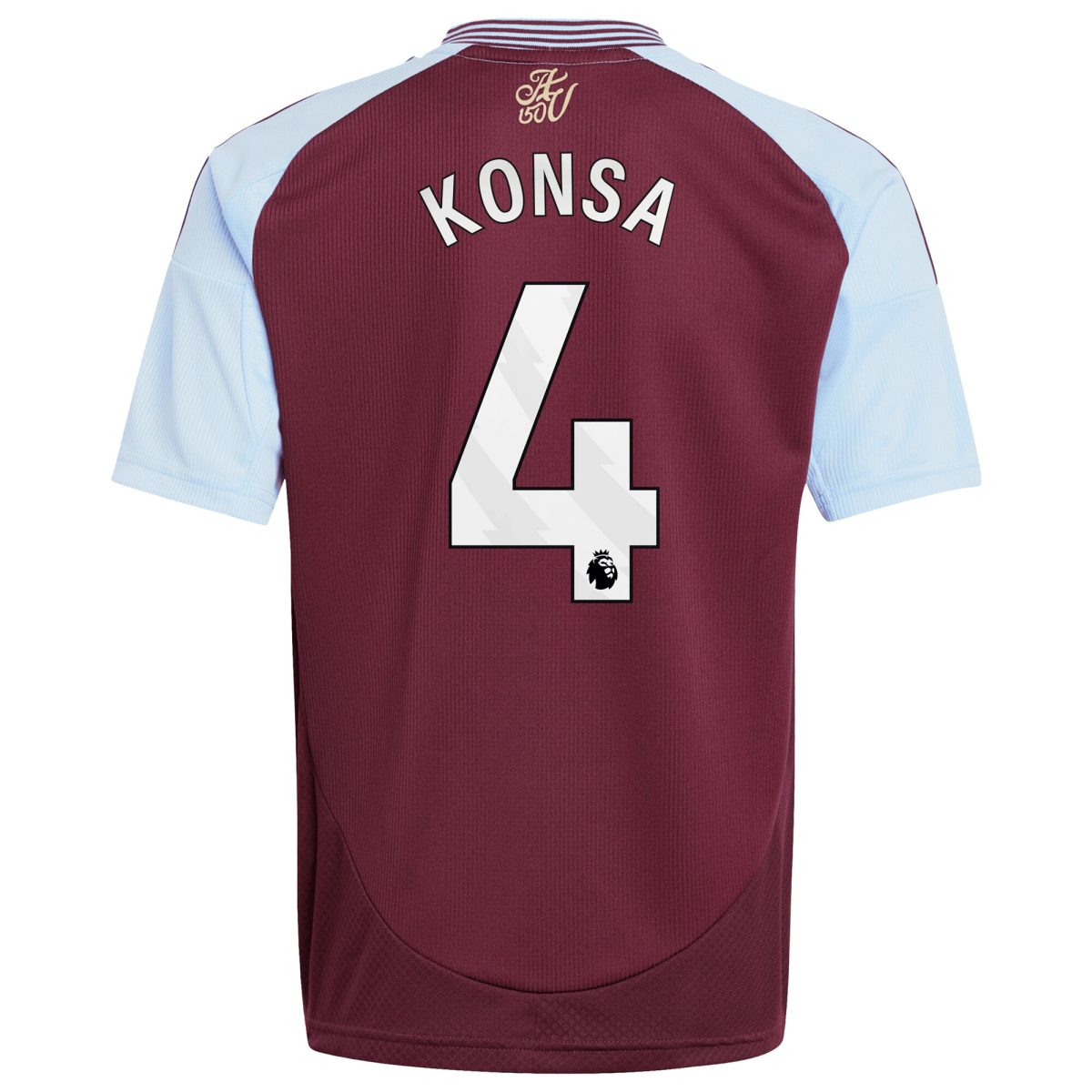 Aston Villa aston villa adidas home shirt 2024-25 – kids with konsa 4 printing Kits - Official Football Shirts & Training Gear