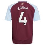 Aston Villa aston villa adidas home shirt 2024-25 – kids with konsa 4 printing Kits - Official Football Shirts & Training Gear