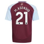 Aston Villa aston villa adidas home shirt 2024-25 – kids with m.asensio 21 printing Kits - Official Football Shirts & Training Gear