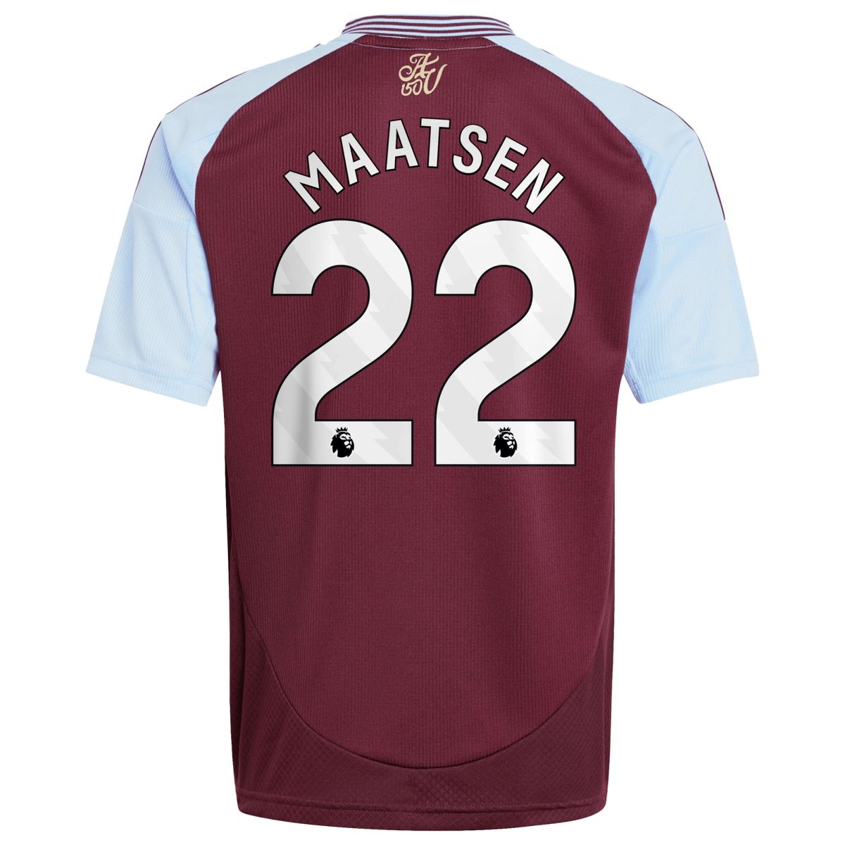 Aston Villa aston villa adidas home shirt 2024-25 – kids with maatsen 22 printing Kits - Official Football Shirts & Training Gear