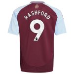 Aston Villa aston villa adidas home shirt 2024-25 – kids with rashford 9 printing Kits - Official Football Shirts & Training Gear