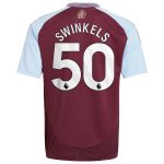 Aston Villa aston villa adidas home shirt 2024-25 – kids with swinkels 50 printing Kits - Official Football Shirts & Training Gear