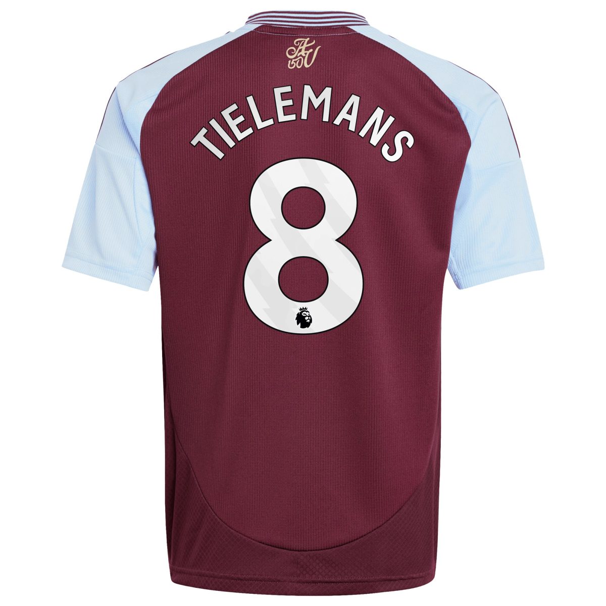 Aston Villa aston villa adidas home shirt 2024-25 – kids with tielemans 8 printing Kits - Official Football Shirts & Training Gear