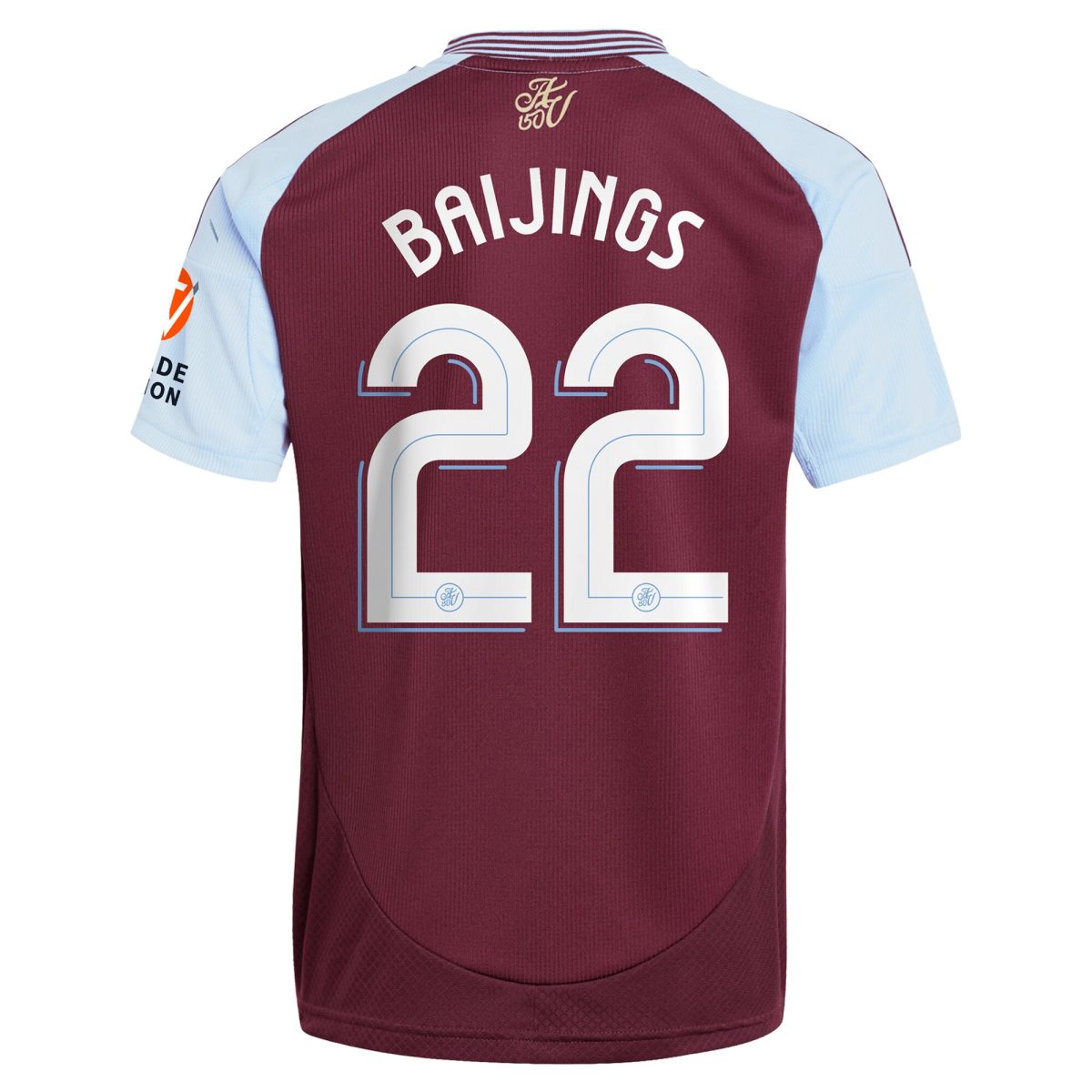 Aston Villa aston villa adidas home shirt 2024-25 with baijings 22 cup printing Kits - Official Football Shirts & Training Gear