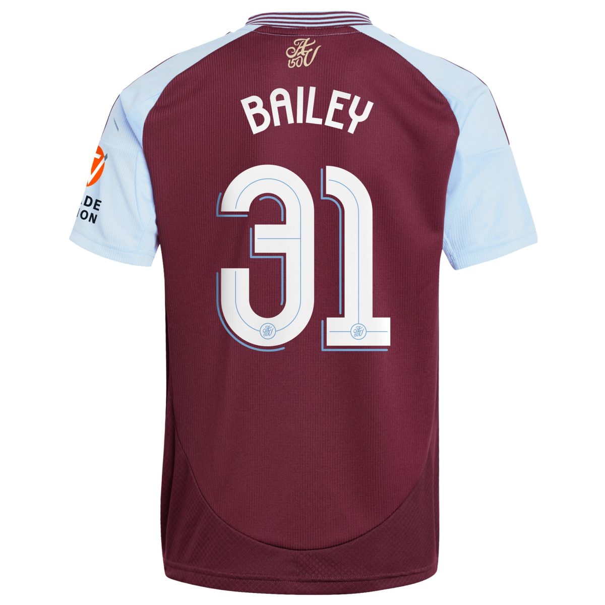 Aston Villa aston villa adidas home shirt 2024-25 with bailey 31 cup printing Kits - Official Football Shirts & Training Gear