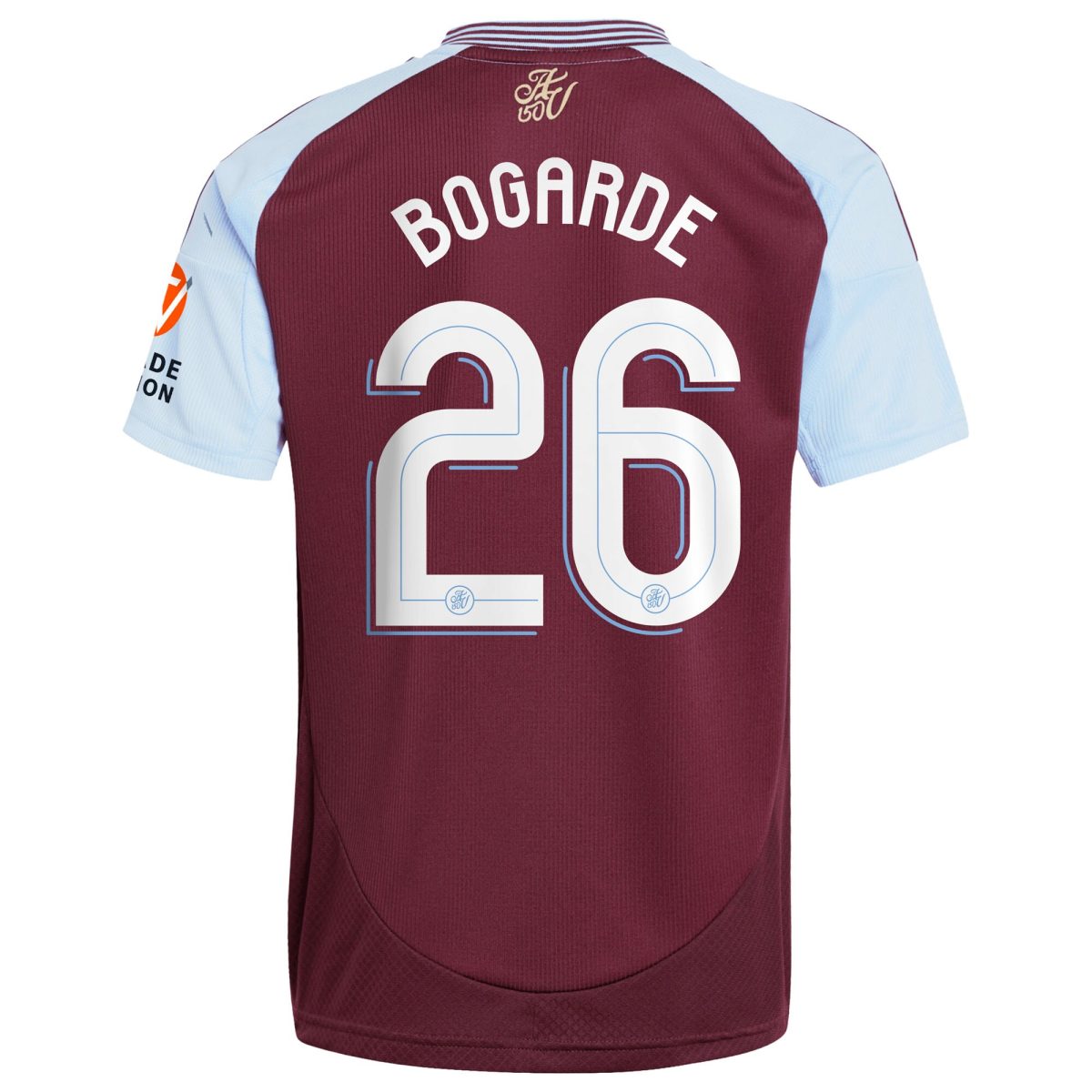 Aston Villa aston villa adidas home shirt 2024-25 with bogarde 26 cup printing Kits - Official Football Shirts & Training Gear