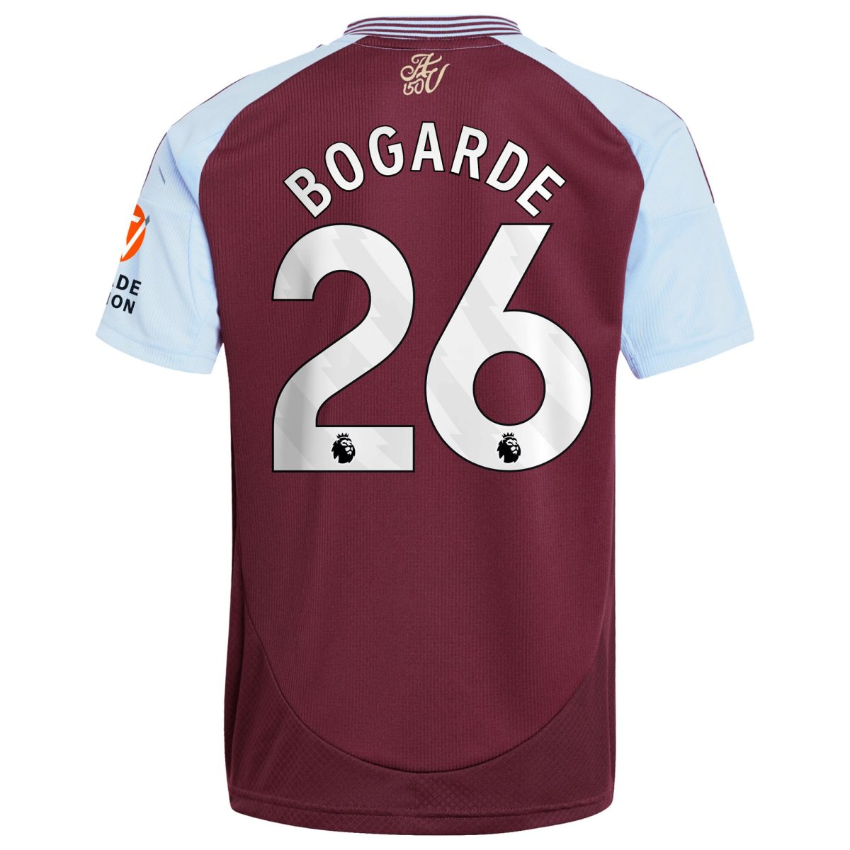 Aston Villa aston villa adidas home shirt 2024-25 with bogarde 26 printing Kits - Official Football Shirts & Training Gear