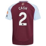 Aston Villa aston villa adidas home shirt 2024-25 with cash 2 printing Kits - Official Football Shirts & Training Gear