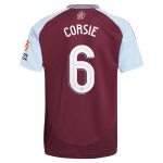 Aston Villa aston villa adidas home shirt 2024-25 with corsie 6 cup printing Kits - Official Football Shirts & Training Gear