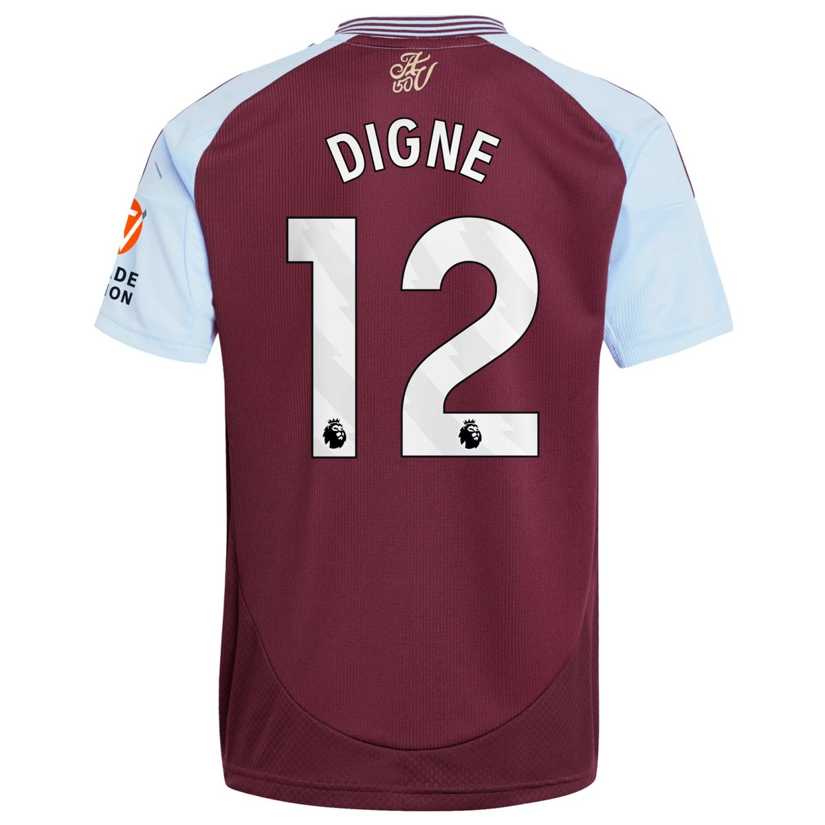 Aston Villa aston villa adidas home shirt 2024-25 with digne 12 printing Kits - Official Football Shirts & Training Gear