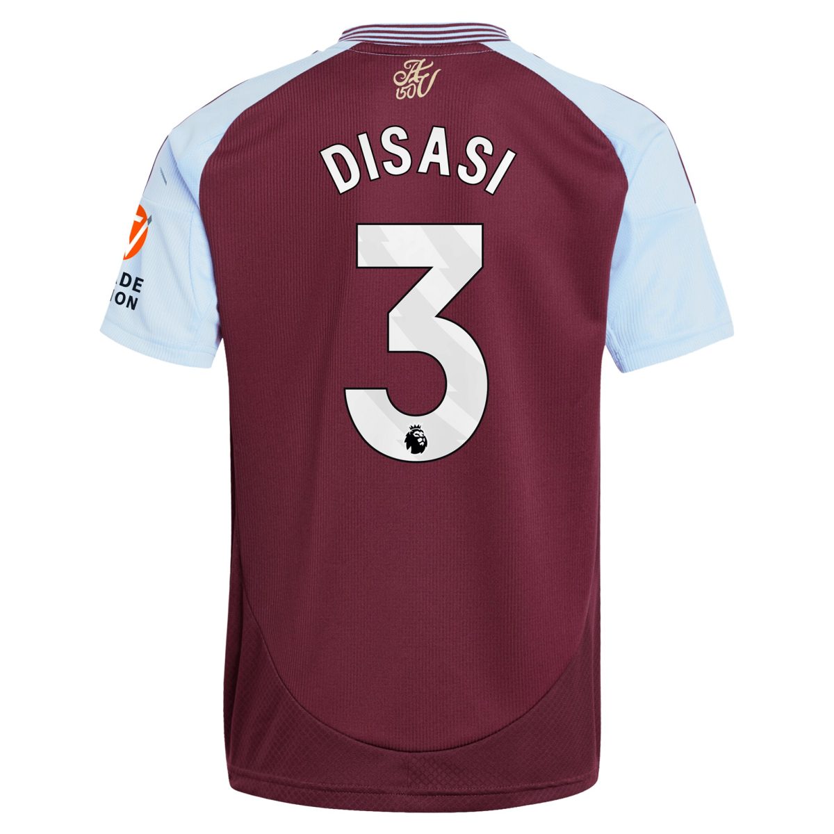Aston Villa aston villa adidas home shirt 2024-25 with disasi 3 printing Kits - Official Football Shirts & Training Gear