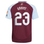 Aston Villa aston villa adidas home shirt 2024-25 with grant 23 cup printing Kits - Official Football Shirts & Training Gear