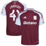 Aston Villa aston villa adidas home shirt 2024-25 with j. ramsey 41 cup printing Kits - Official Football Shirts & Training Gear