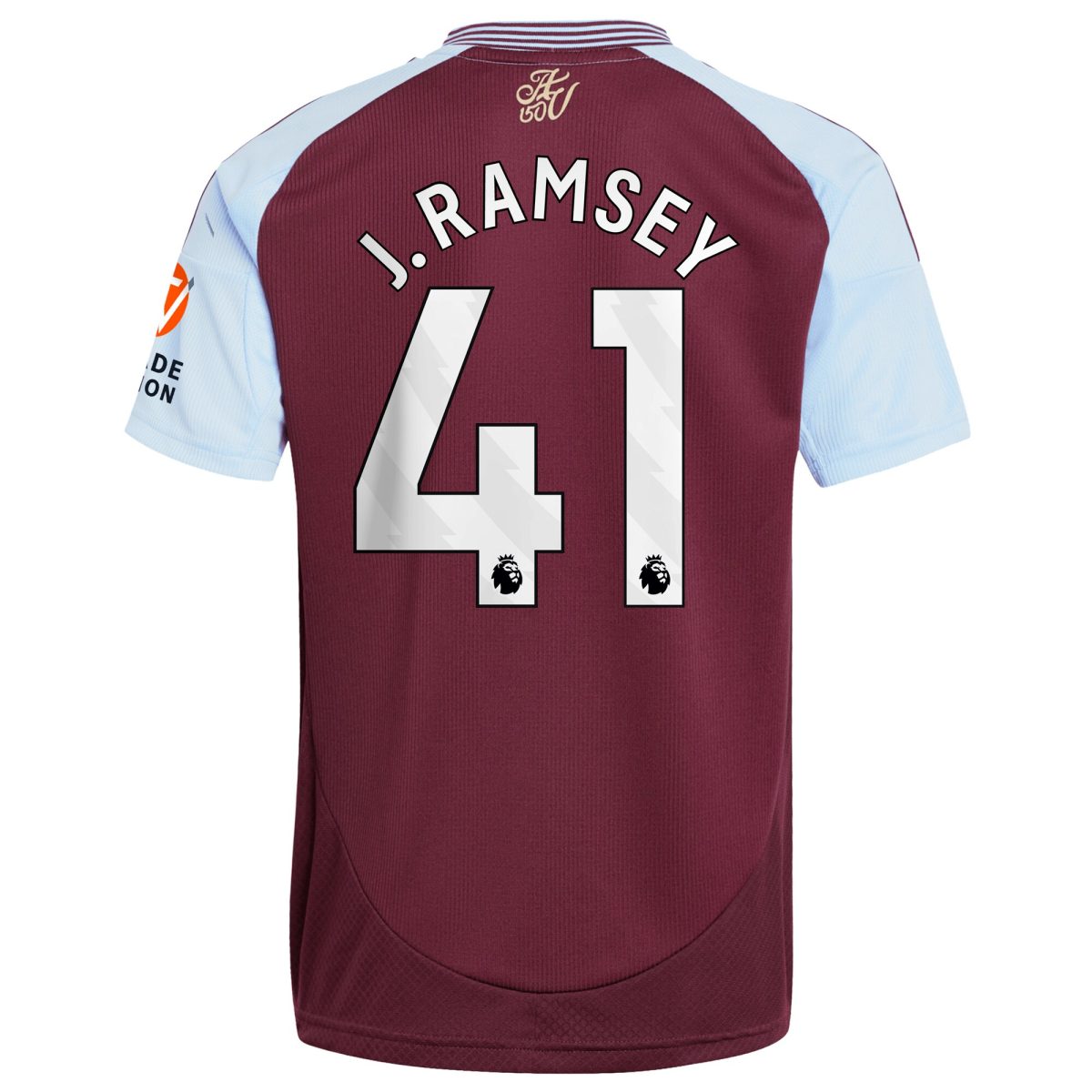 Aston Villa aston villa adidas home shirt 2024-25 with j. ramsey 41 printing Kits - Official Football Shirts & Training Gear