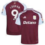 Aston Villa aston villa adidas home shirt 2024-25 with j.duran 9 printing Kits - Official Football Shirts & Training Gear