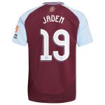 Aston Villa aston villa adidas home shirt 2024-25 with jaden 19 cup printing Kits - Official Football Shirts & Training Gear