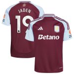 Aston Villa aston villa adidas home shirt 2024-25 with jaden 19 printing Kits - Official Football Shirts & Training Gear
