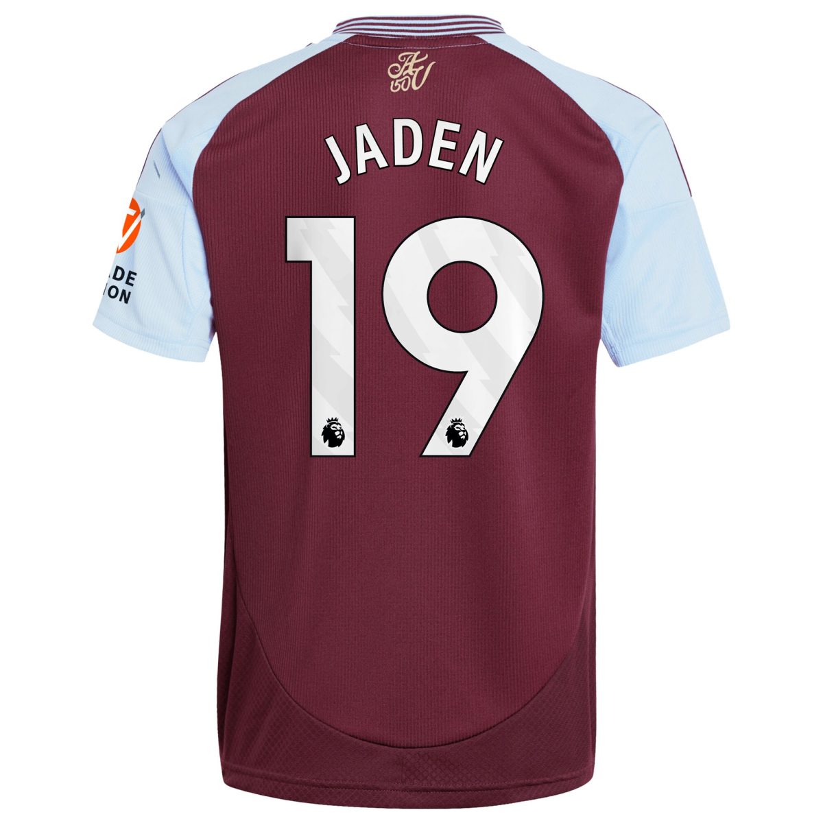 Aston Villa aston villa adidas home shirt 2024-25 with jaden 19 printing Kits - Official Football Shirts & Training Gear