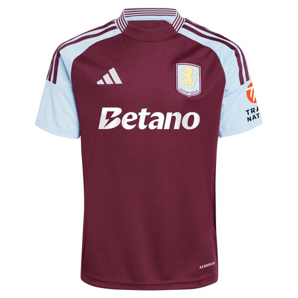 Aston Villa aston villa adidas home shirt 2024-25 with kearns 7 cup printing Kits - Official Football Shirts & Training Gear