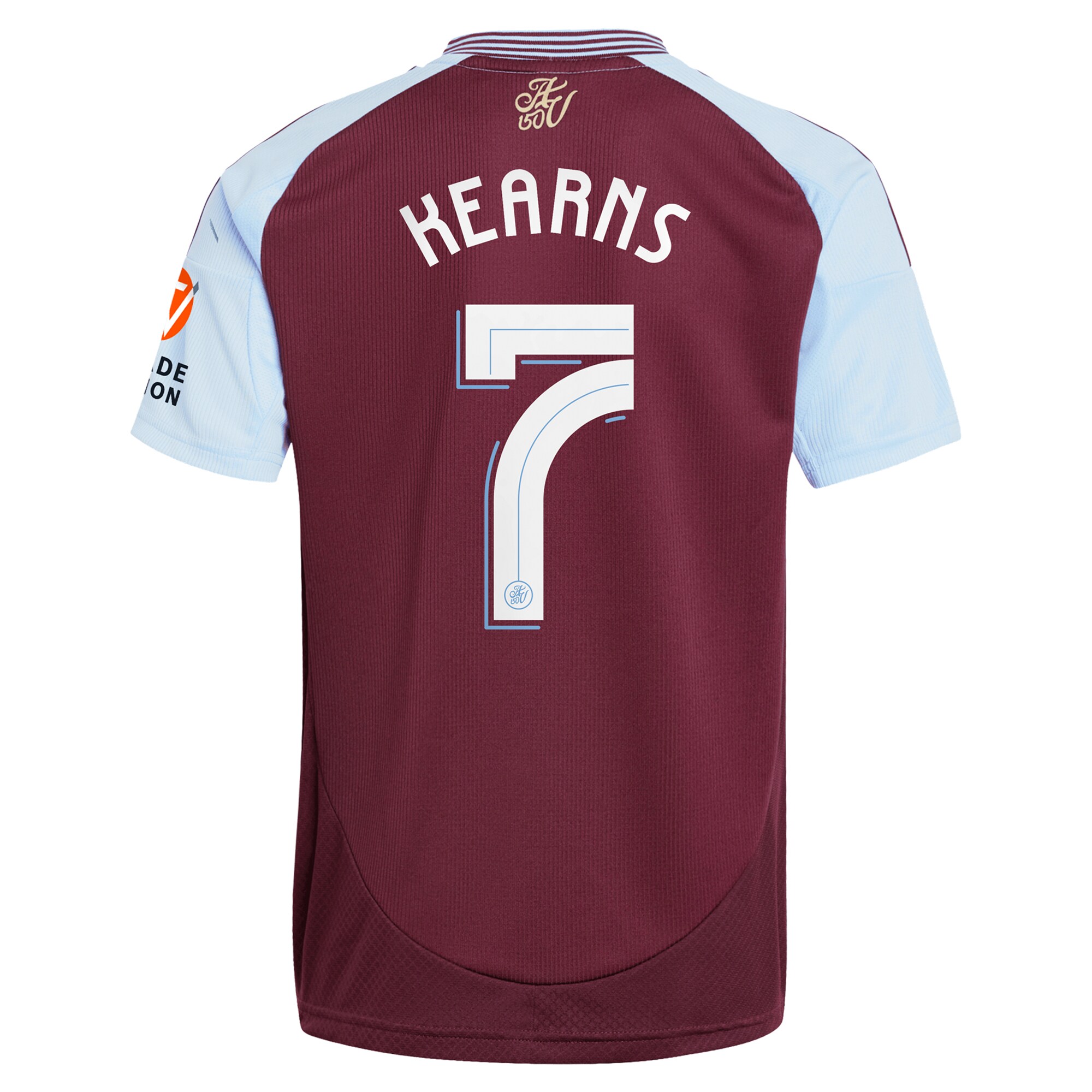 Aston Villa aston villa adidas home shirt 2024-25 with kearns 7 cup printing Kits - Official Football Shirts & Training Gear