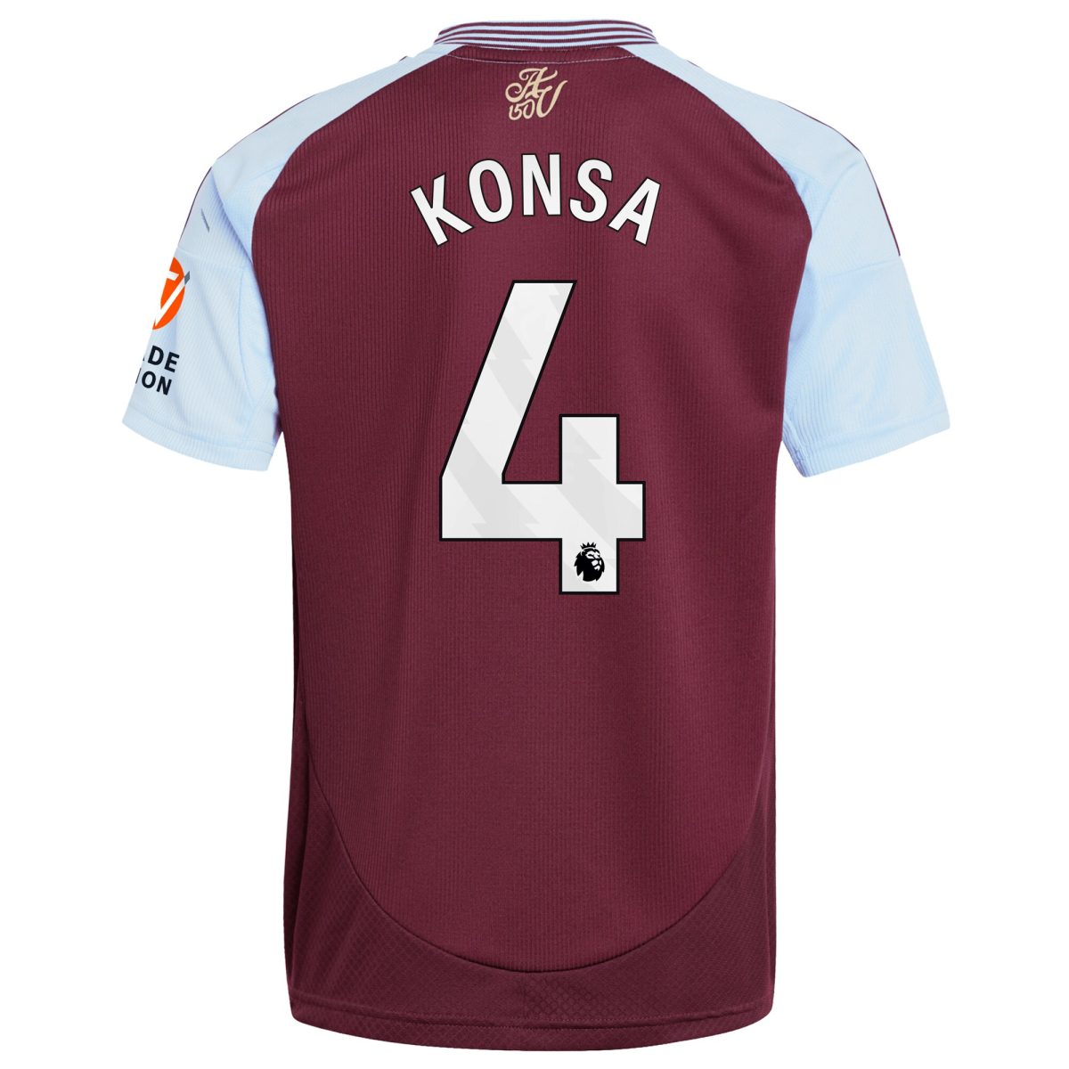 Aston Villa aston villa adidas home shirt 2024-25 with konsa 4 printing Kits - Official Football Shirts & Training Gear