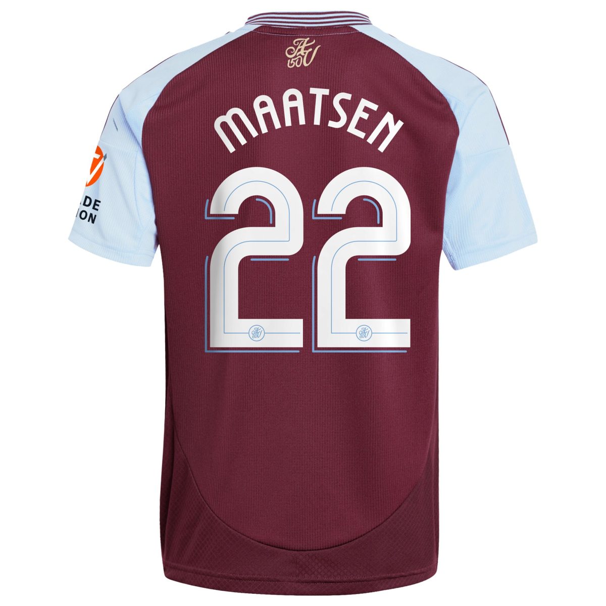 Aston Villa aston villa adidas home shirt 2024-25 with maatsen 22 cup printing Kits - Official Football Shirts & Training Gear