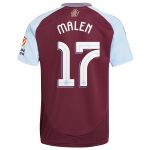 Aston Villa aston villa adidas home shirt 2024-25 with malen 17 cup printing Kits - Official Football Shirts & Training Gear