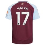 Aston Villa aston villa adidas home shirt 2024-25 with malen 17 printing Kits - Official Football Shirts & Training Gear