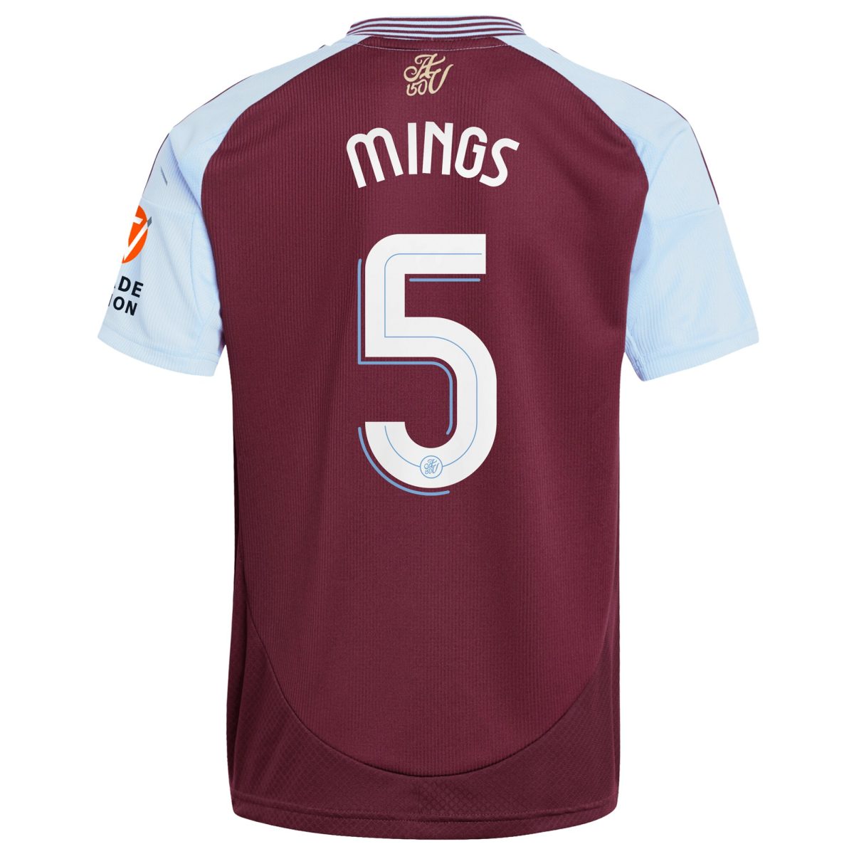Aston Villa aston villa adidas home shirt 2024-25 with mings 5 cup printing Kits - Official Football Shirts & Training Gear