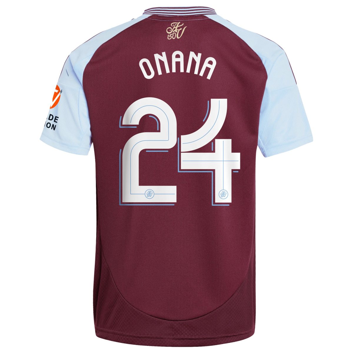 Aston Villa aston villa adidas home shirt 2024-25 with onana 24 cup printing Kits - Official Football Shirts & Training Gear