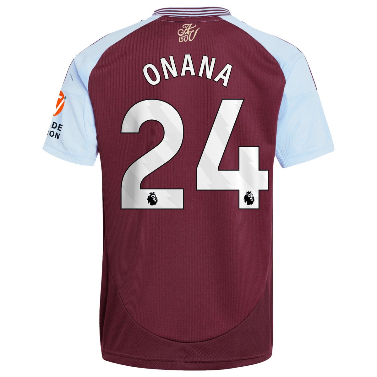 Aston Villa aston villa adidas home shirt 2024-25 with onana 24 printing Kits - Official Football Shirts & Training Gear