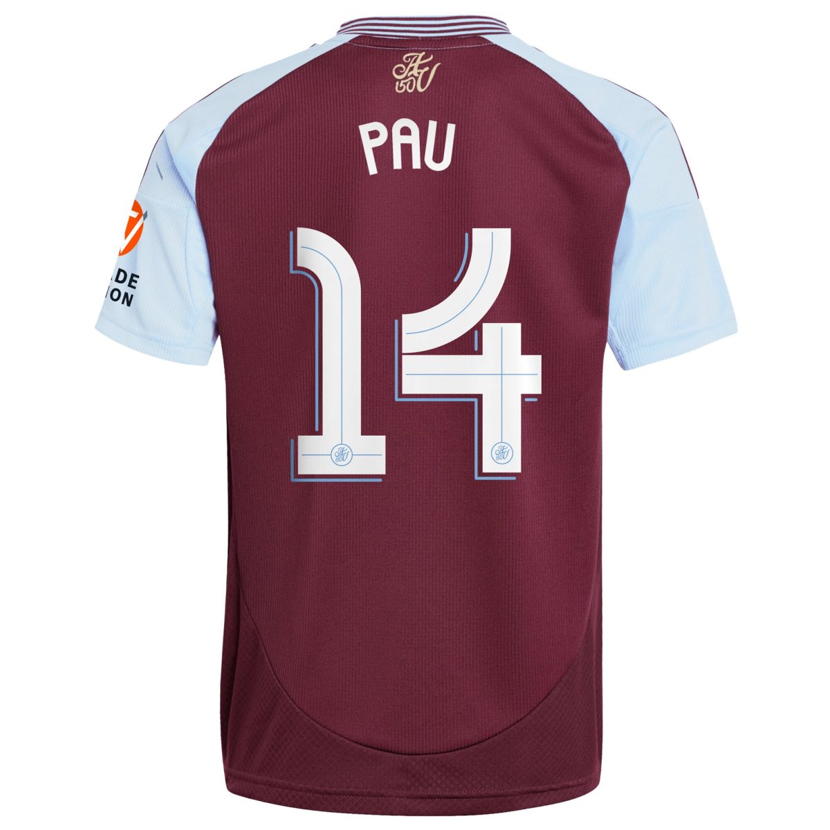 Aston Villa aston villa adidas home shirt 2024-25 with pau 14 cup printing Kits - Official Football Shirts & Training Gear