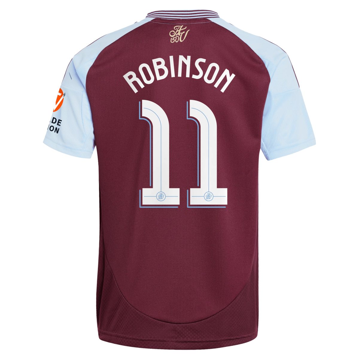 Aston Villa aston villa adidas home shirt 2024-25 with robinson 11 cup printing Kits - Official Football Shirts & Training Gear