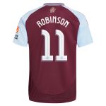 Aston Villa aston villa adidas home shirt 2024-25 with robinson 11 cup printing Kits - Official Football Shirts & Training Gear