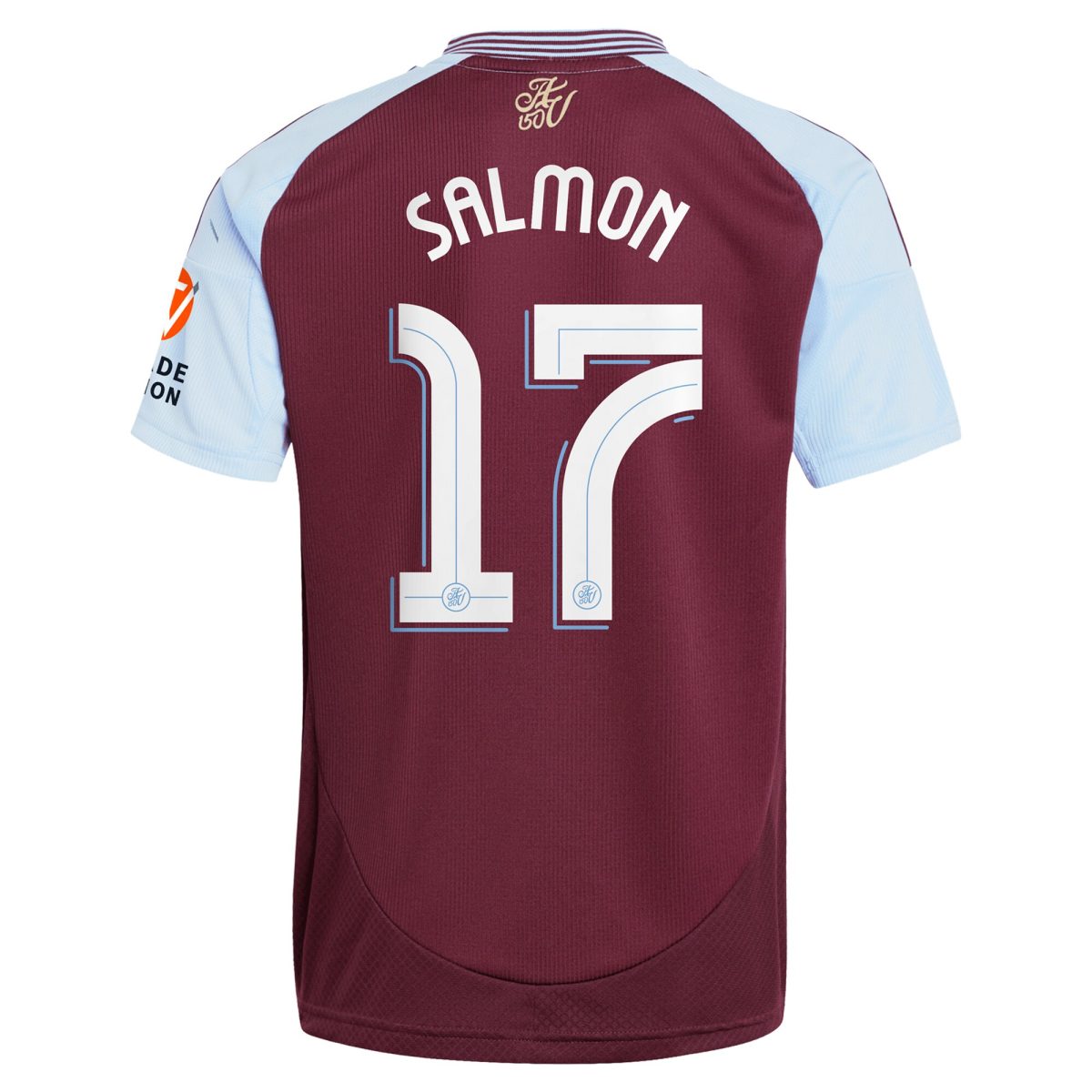 Aston Villa aston villa adidas home shirt 2024-25 with salmon 17 cup printing Kits - Official Football Shirts & Training Gear