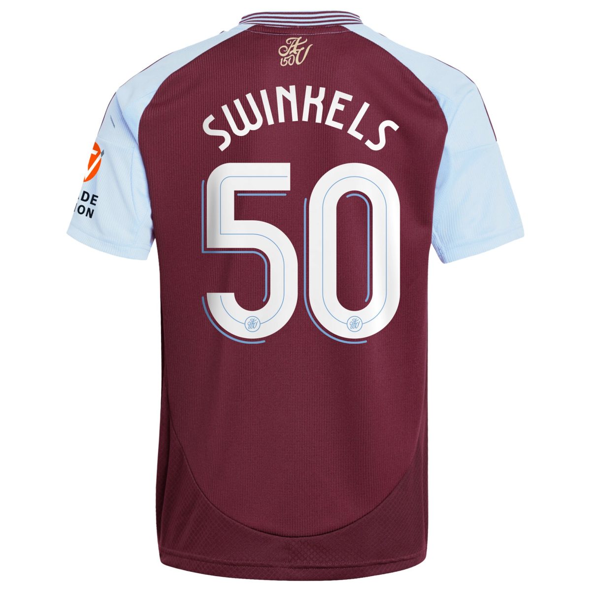 Aston Villa aston villa adidas home shirt 2024-25 with swinkels 50 cup printing Kits - Official Football Shirts & Training Gear