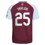 Aston Villa aston villa adidas home shirt 2024-25 with taylor 25 cup printing Kits - Official Football Shirts & Training Gear