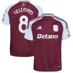Aston Villa aston villa adidas home shirt 2024-25 with tielemans 8 cup printing Kits - Official Football Shirts & Training Gear