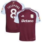 Aston Villa aston villa adidas home shirt 2024-25 with tielemans 8 printing Kits - Official Football Shirts & Training Gear