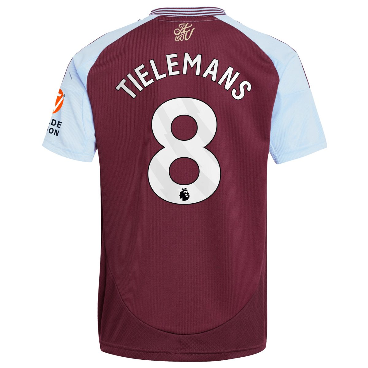 Aston Villa aston villa adidas home shirt 2024-25 with tielemans 8 printing Kits - Official Football Shirts & Training Gear