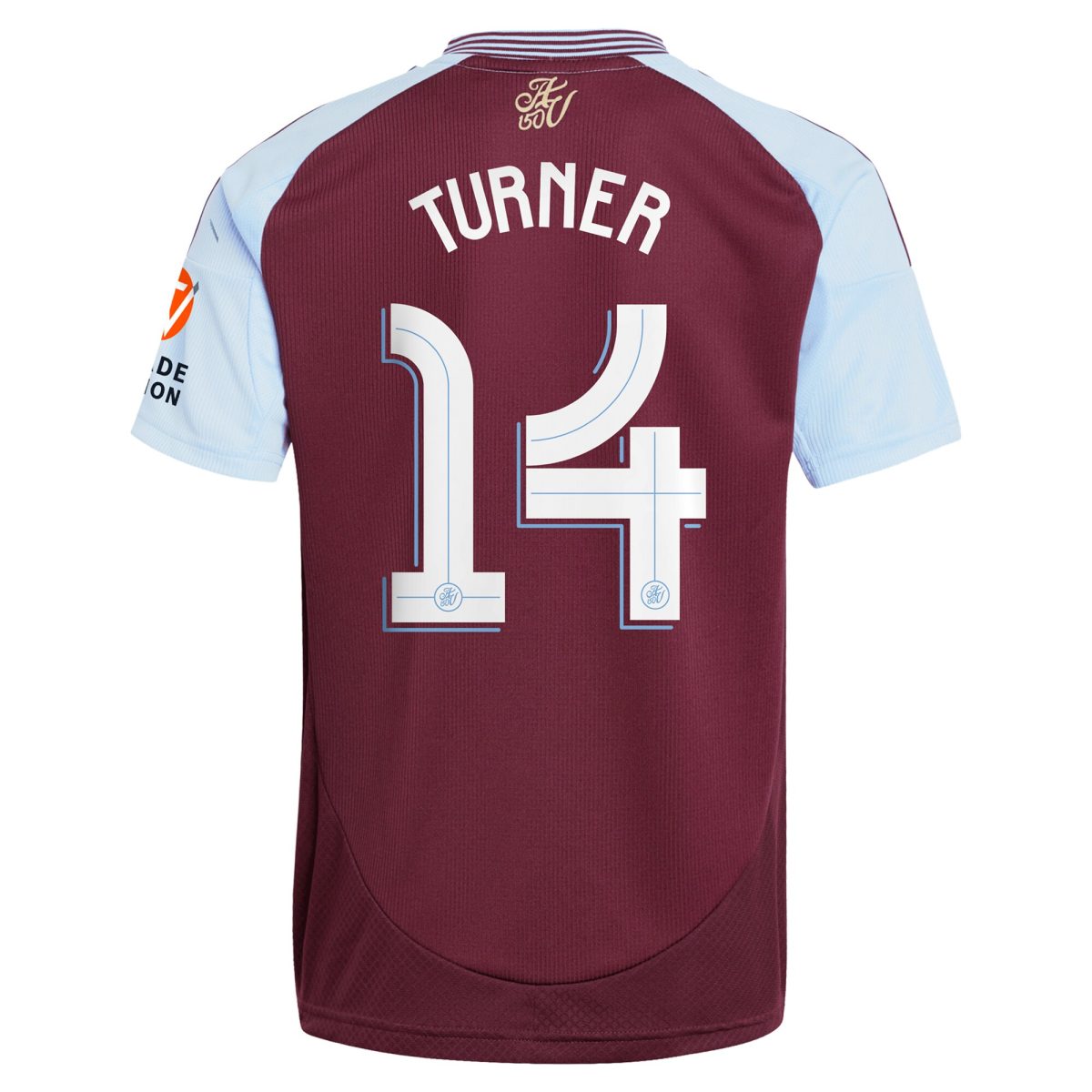 Aston Villa aston villa adidas home shirt 2024-25 with turner 14 cup printing Kits - Official Football Shirts & Training Gear
