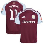Aston Villa aston villa adidas home shirt 2024-25 with watkins 11 cup printing Kits - Official Football Shirts & Training Gear