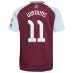 Aston Villa aston villa adidas home shirt 2024-25 with watkins 11 cup printing Kits - Official Football Shirts & Training Gear