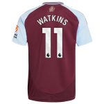 Aston Villa aston villa adidas home shirt 2024-25 with watkins 11 printing Kits - Official Football Shirts & Training Gear